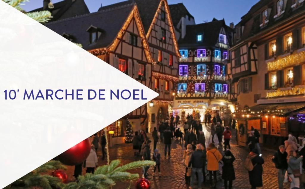 Le Studio Bleu*10' Centre*Parking*Balcon Colmar Exteriör bild